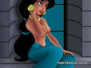 Aladdin and Jasmine xxx movie parody